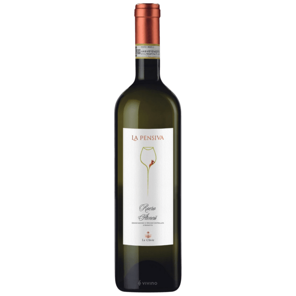 Bottle of La Pensiva Roero Arneis DOCG by Le Clivie, Italian white wine, 13% ABV