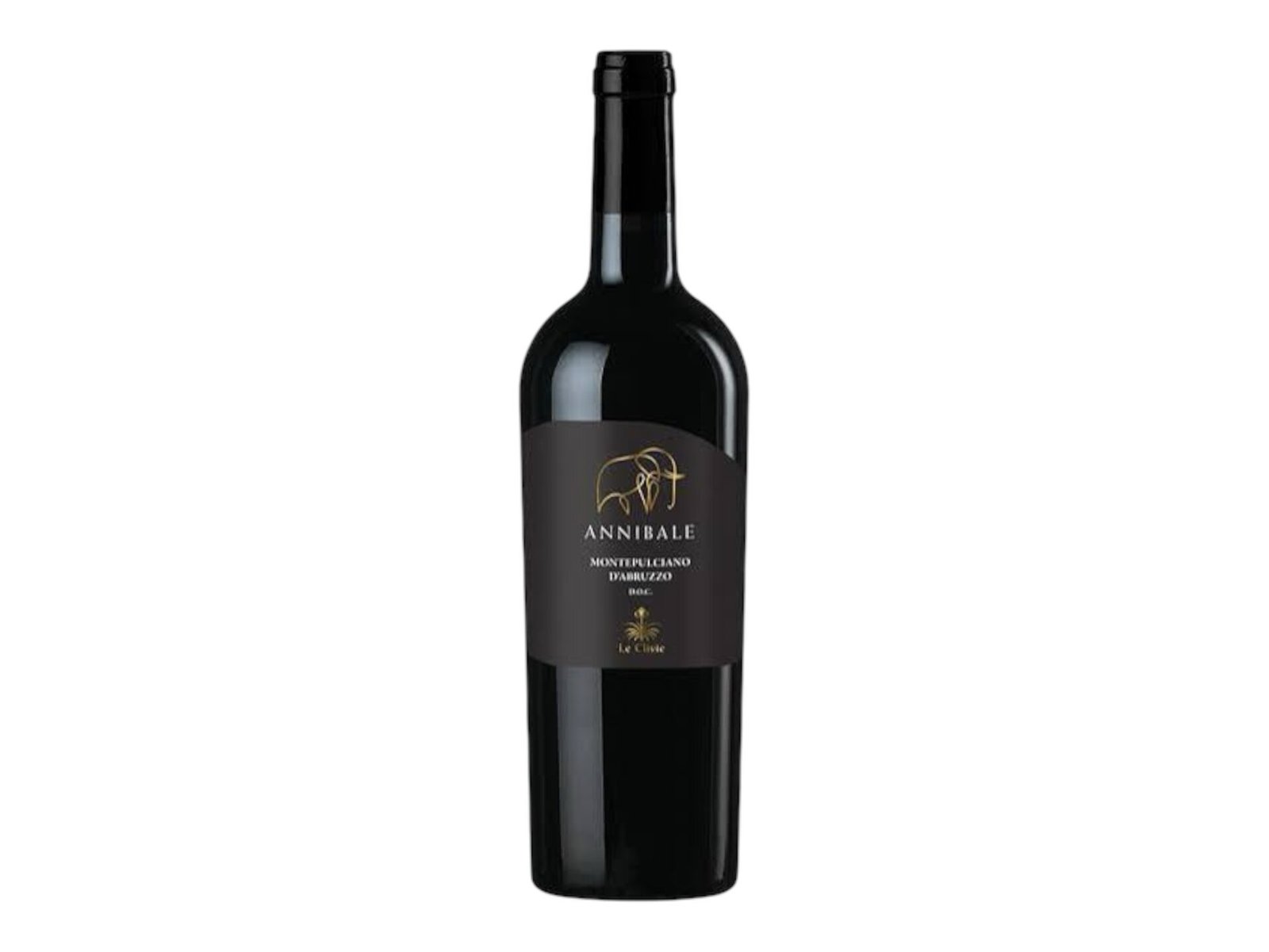 Bottle of Annibale Montepulciano d'Abruzzo DOC by Le Clivie, Italian red wine, 13.5% ABV
