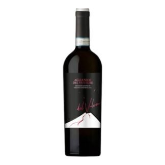 Bottle of Dal Vulcano Aglianico del Vulture DOCG, Italian premium red wine, 13.5% ABV