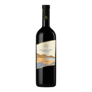Bottle of Dacastello Bardolino DOC, Italian light red wine from Veneto, 12% ABV