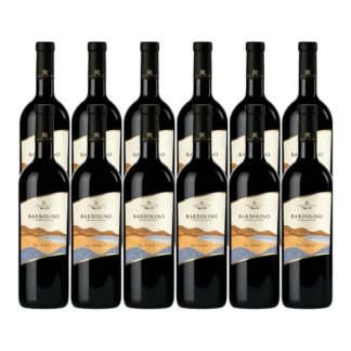 12 bottles Bardolino DOC Dacastello red wine bulk pack 75cl